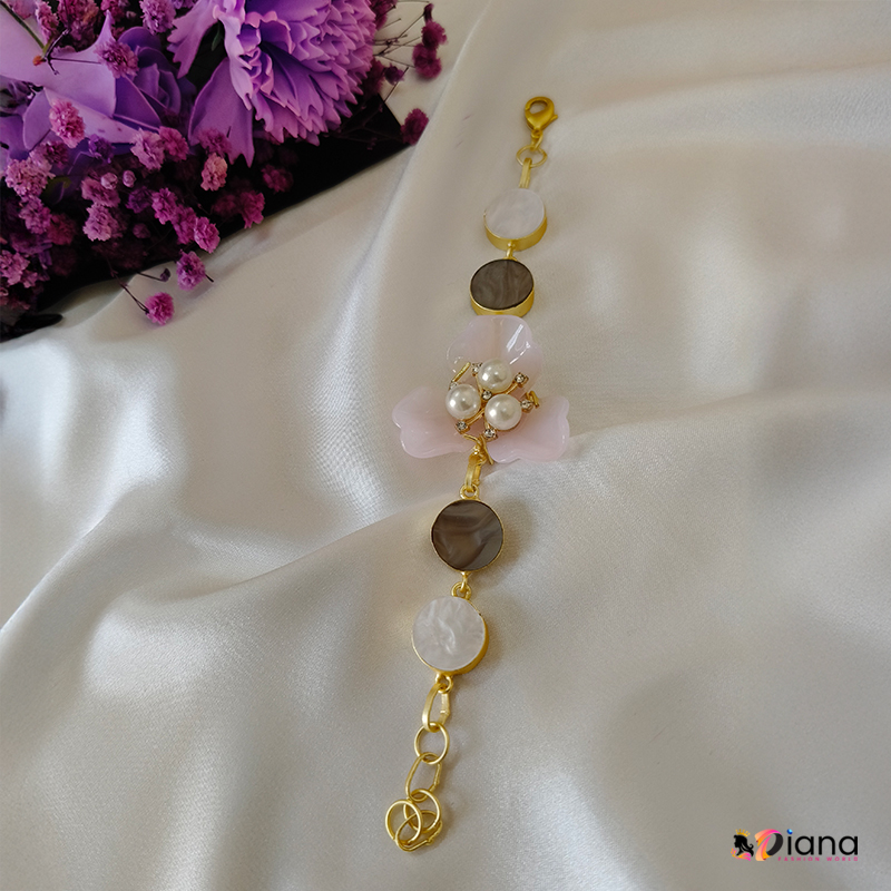 Antique Fushion Bracelet with Real Pearls