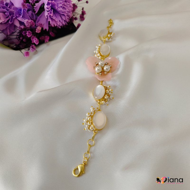 Antique Fushion Bracelet with Real Pearls
