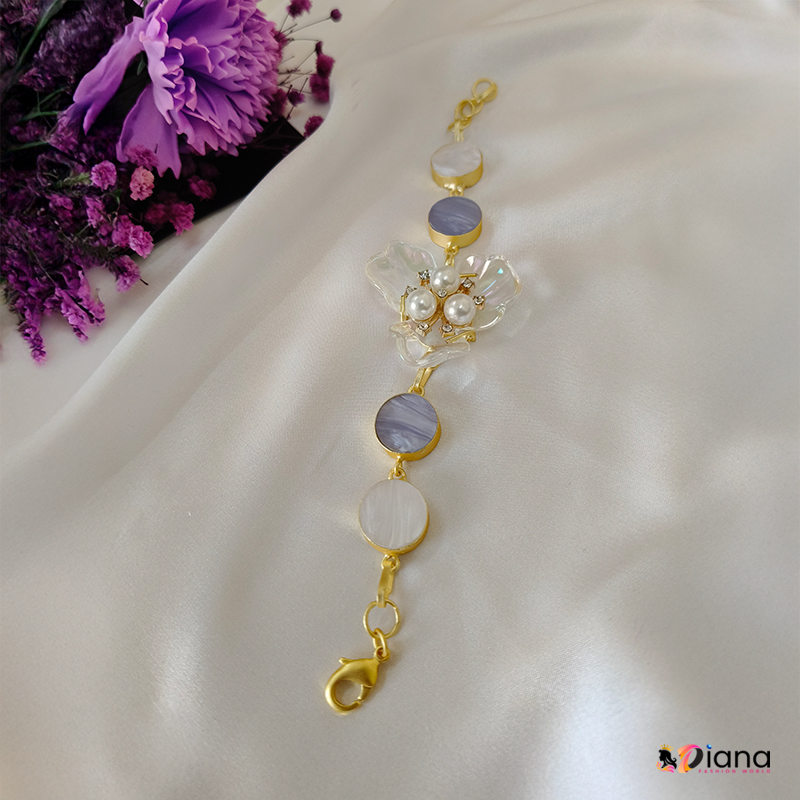 Antique Fushion Bracelet with Real Pearls