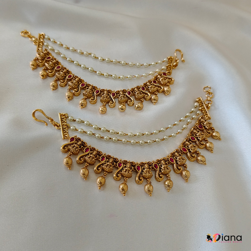 3 Layer kempstone Mattal With Pearl Hangings