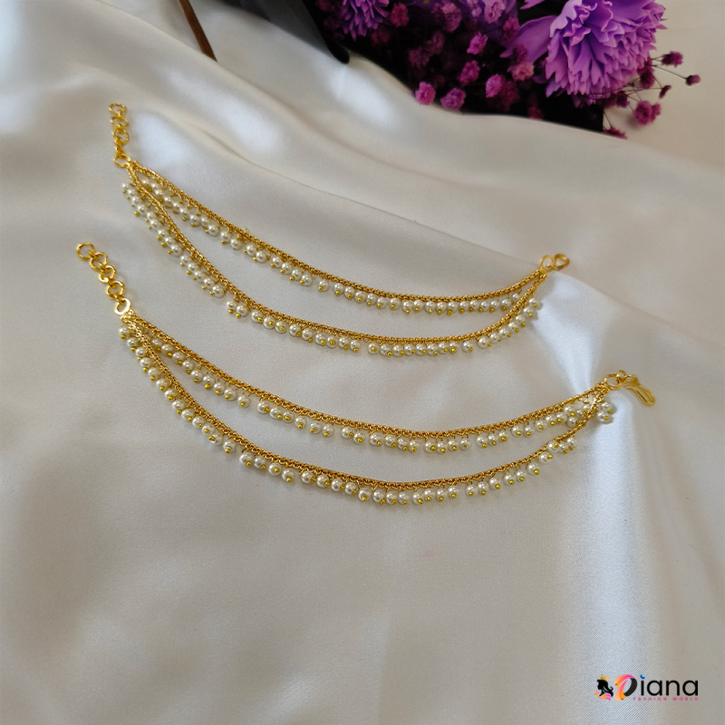 Gold plated 2 Layer Pearl Mattals